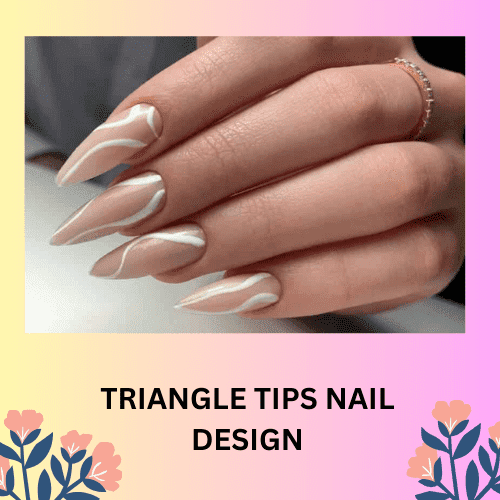 Geometric Glam Triangle Tips