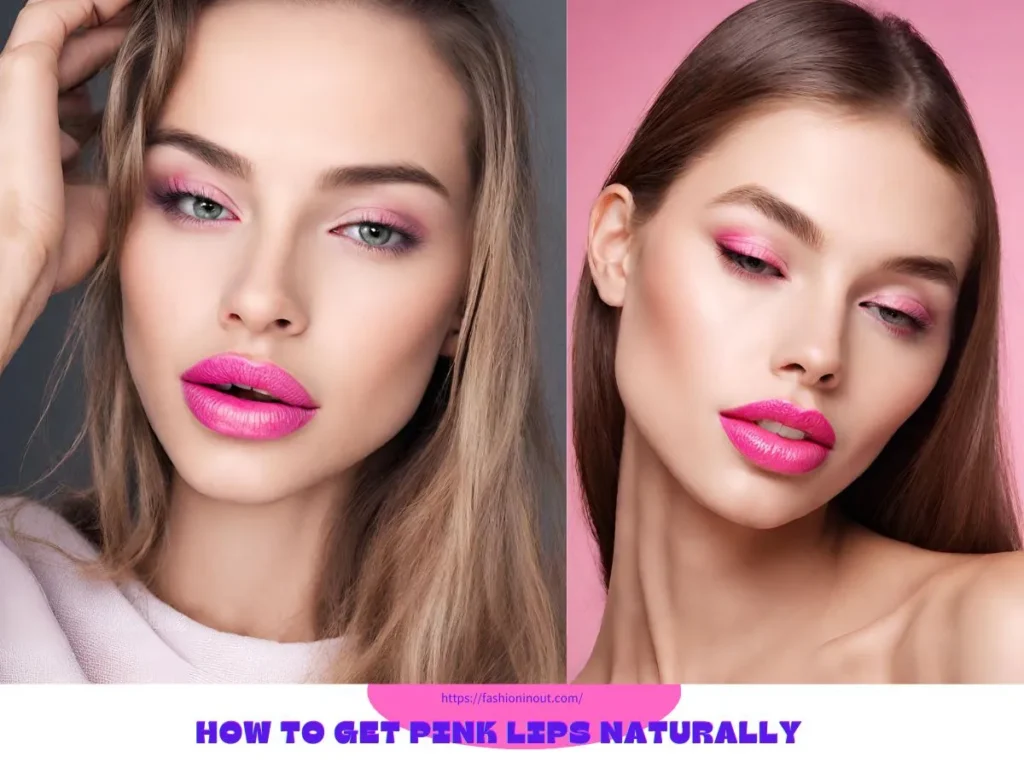 How to get pink lips naturally 