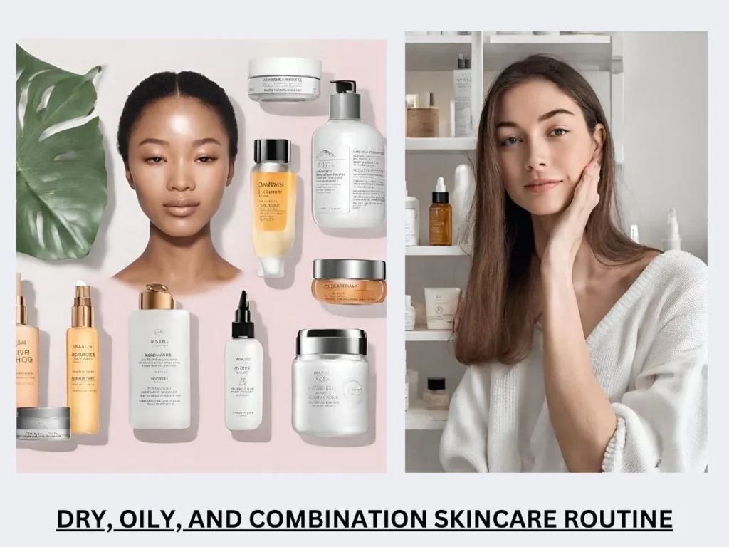 Dry, oily, and combination skincare routine